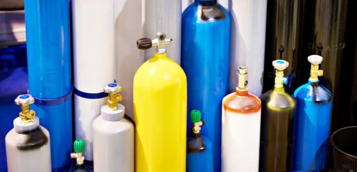 Los riesgos del trabajo con gases comprimidos