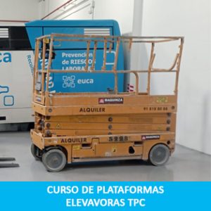 Curso de plataformas elevadoras en Madrid
